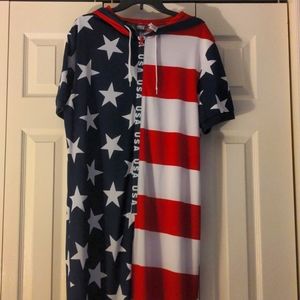 American flag onesie